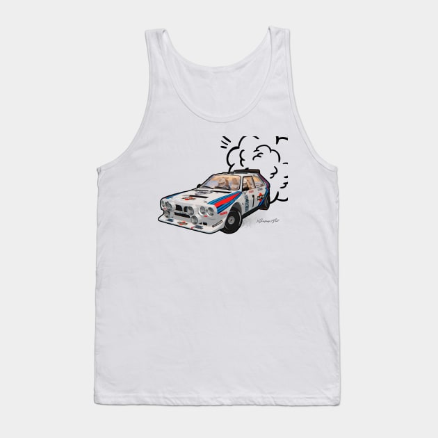 Lancia Delta S4 Tank Top by PjesusArt